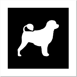 Portuguese Water Dog Silhouette Posters and Art